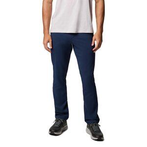 Columbia Tech Pants Men's Size 40x32 Active Fit Navy Cotton Blend i1766